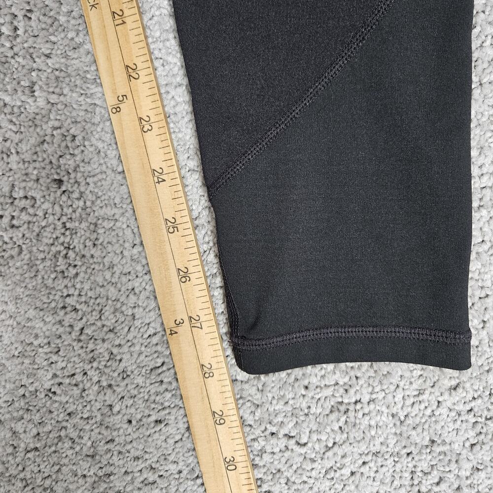 Athleta Leggings Women's Large Black Reflectors Running Gym Yoga Loungewear - Picture 7 of 10